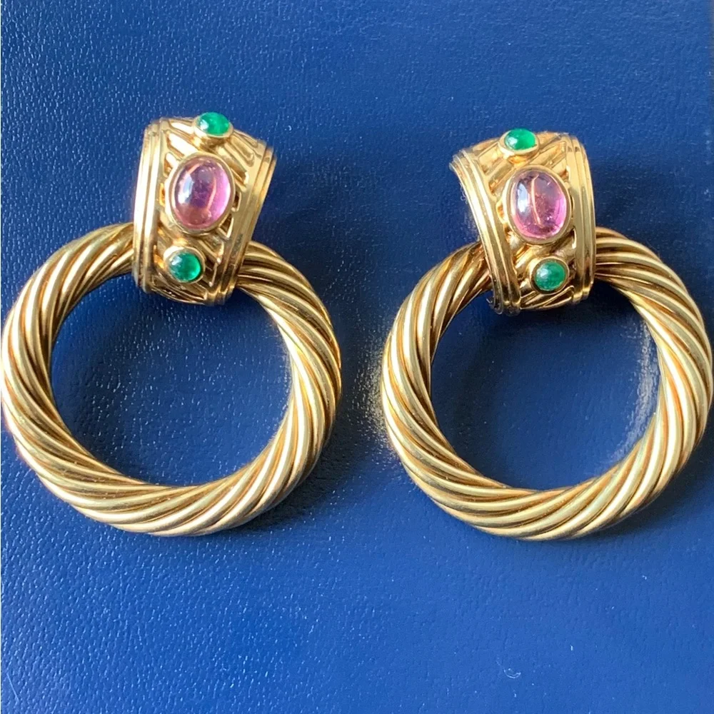 14k gold David Yurman earrings - Picture 4 of 17